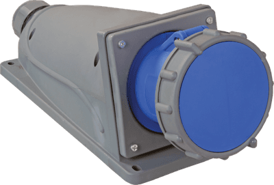 Розетка стационарная ССИ-133 63А-6ч/200-250В 2Р+РЕ IP67 MAGNUM | PSN11-063-3 | IEK