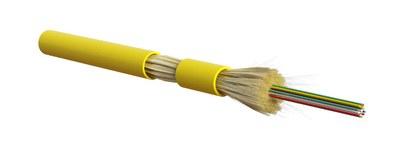 FO-MC3-IN-9S-12-LSZH-YL Кабель волоконно-оптический 9/125 (SMF-28 Ultra) одномодовый, MPO/MTP, 12 волокон LSZH, желтый | 390898 | Hyperline