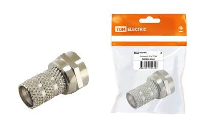 Штекер F RG6, инд. упаковка | SQ1809-0005 | TDM