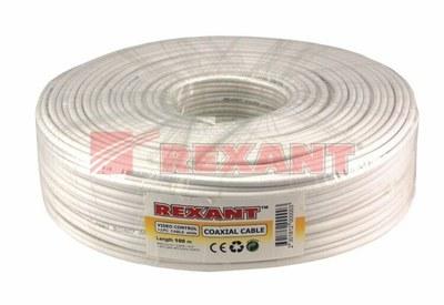Кабель ККСВ-В+2х0,5 мм (бухта 100 м) белый | 01-4001 | REXANT