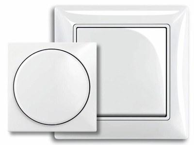 ABB Basic 55 Альп. белый Накладка светорегулятора поворотного для механизмов диммеров BJE | 6599-0-2928 | 2CKA006599A2928 | ABB
