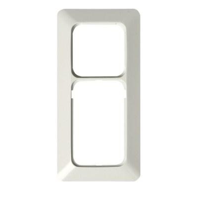 Рамка 2-постовая, 1 пост 2Schuko + 1 пост Schuko, серия Jussi, белый | 2522 | 2TKA000013G1 | ABB