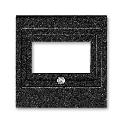 ABB Levit Антрацит / дымчатый чёрный Накладка для розеток USB / HDMI / VGA Антрацит | 5014H-A00040 63 | 2CHH290040A4063 | ABB