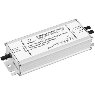 Блок питания ARPV-UH24150-PFC-0-10V (24V, 6.3A, 150W) | 024277 | Arlight