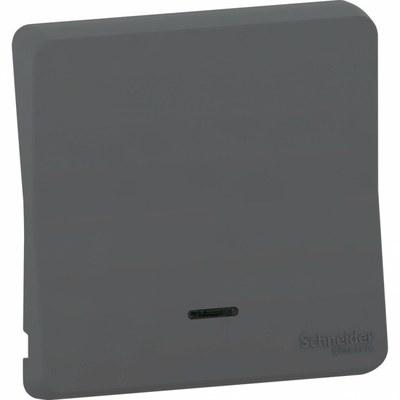 Mureva Styl Антрацит Клавиша с линзой подсветки, IP55 | MUR34204 | Schneider Electric