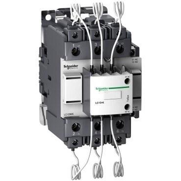 КОНТАКТОР ДЛЯ КОНДЕНСАТОРНЫХ БАТАРЕЙ 63кВАр 380В,50/60Гц | LC1DWK12Q7 | Schneider Electric