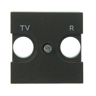 ABB Zenit Антрацит Накладка для TV-R розетки, (2 мод) | N2250.8 AN | 2CLA225080N1801 | ABB
