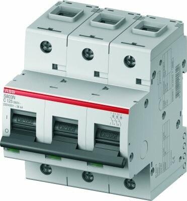 Выключатель автоматический трехполюсный S803N 32А C 36кА (S803N C32) | 2CCS893001R0324 | ABB