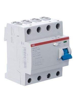 Выключатель дифференциальный (УЗО) F204 4п 25А 30мА тип AC | 2CSF204001R1250 | ABB