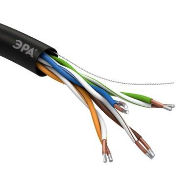 Кабель витая пара U/UTP 4x2x24AWG Cat5e CCA PE OUTDOOR 305м SIMPLE (2/30) | Б0044436 | ЭРА