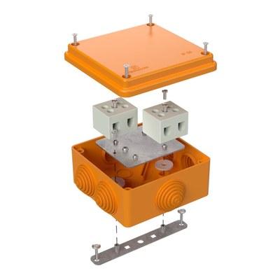 Коробка огнестойкая для о/п 40-0300-FR10.0-4 Е15-Е120 100х100х50 IP55 | 40-0300-FR10.0-4 | Промрукав