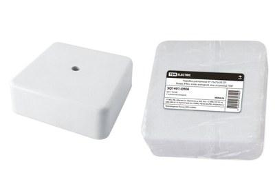 Коробка распределительная КР 75х75х28 о/п белая, IP40, с клем. колодкой, инд. штрихкод | SQ1401-0906 | TDM