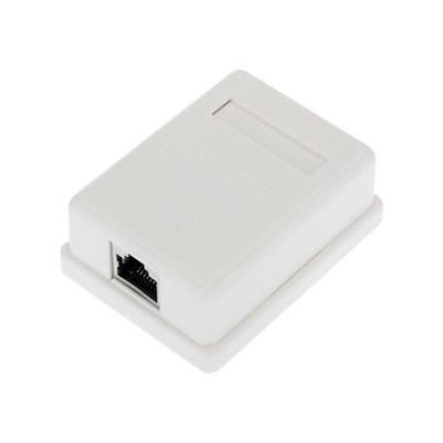Рoзетка компьютерная внешняя, 1-порт RJ-45 (8P8C), FTP экранированная, категория 6, | 03-0142 | REXANT