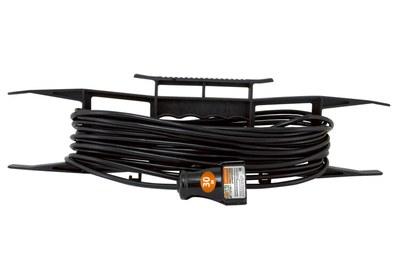 Удлинитель-шнур на рамке силовой народный ПВС 1300 Вт б/з, 30м, штепс. гнездо | SQ1307-0303 | TDM