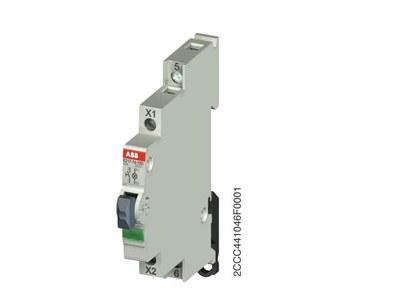 Выключатель кнопочный с подсветкой зеленый E217-16-01D220 | 2CCA703257R0001 | ABB