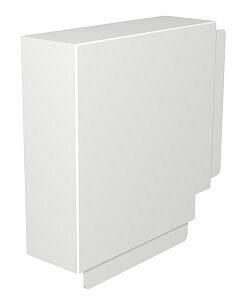 Крышка плоского угла кабельного канала WDK 80x210 мм (ПВХ,светло-серый) (WDK HF80210LGR) | 6183530 | OBO Bettermann