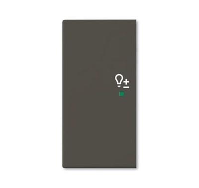 SRD-2-L-95 Клавиша двойная левая free@home, светорегулятор, Basic 55, цвет chateau-black | 6220-0-0695 | 2CKA006220A0695 | ABB