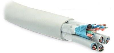 Кабель витая пара FUTP24W-C5-S24-IN-LSZH-GY (FTP24W-C5-SOLID-IN-LSZH)эк.F/UTP,к5,4п(24AWG),од(solid),-20°C-+60°C,сер. | 46323 | Hyperline