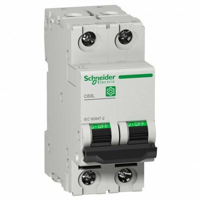 Выключатель автоматический двухполюсной C60L 2П 10A C | M9F17210 | Schneider Electric