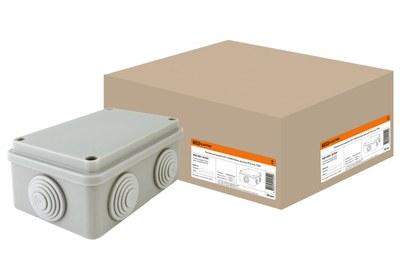 Коробка распределительная о/п 120х80х50мм, крышка, IP55, 6 вх. | SQ1401-0105 | TDM