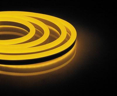 Лента светодиодная LS720 120SMD(2835)/м 9,6Вт/м 220V IP67, длина 50м, желтый, неоновая | 29565 | FERON
