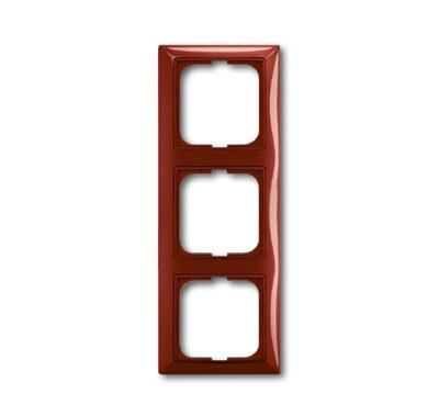 ABB Basic 55 Фойе (красный) Рамка 3-ая | 1725-0-1518 | 2CKA001725A1518 | ABB