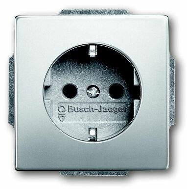 Розетка SCHUKO 16А 250В, серия pur/сталь | 2011-0-6212 | 2CKA002011A6212 | ABB