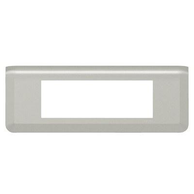 Рамка - Mosaic - 6 модулей - алюминий | 079316L | Legrand