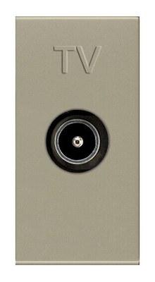 ABB Zenit Шампань Мех ТВ розетки, простой, 1-модульный | N2150.7 CV | 2CLA215070N1901 | ABB