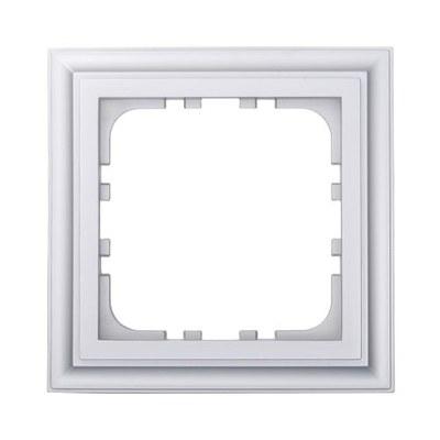 Рамка 1-постовая (серебристый металлик) CLASSIC | 894103-1 | Ecoplast