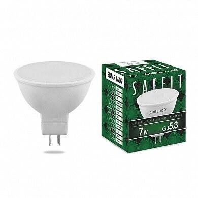 Лампа светодиодная SBMR1607 7W 6400K 230V GU5.3 MR16 | 55029 | SAFFIT