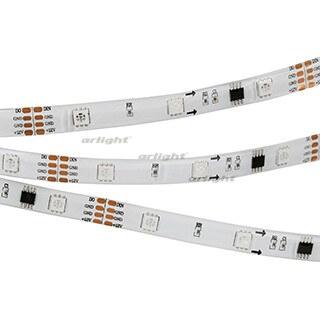 Лента светодиодная SPI-5000SE-5060-30 12V Cx3 RGB-Auto (10mm, 6.5W, IP65) | 022183(1) | Arlight