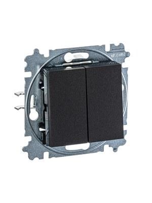 ABB Levit Антрацит / дымчатый чёрный Выключатель 2-кл. | 3559H-A05445 63W | 2CHH590545A6063 | ABB