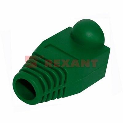 Изолирующий колпачок для разъемов RJ-45, зеленый | 05-1204 | REXANT