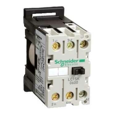КОНТАКТОР МИНИ SK 2P AC3 3P, 6 А, 240V 50/60 ГЦ, | LC1SK0600U7 | Schneider Electric