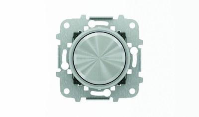 Механизм электронного поворотного светорегулятора для LED, 2 - 100 Вт, серия SKY Moon, кольцо хром|2CLA866020A1401| ABB