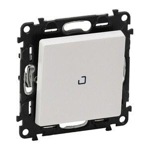 Valena LIFE DIY Белый Выключатель кнопочный 1-клавишный с подсветкой, 6А 250В | 752412 | Legrand