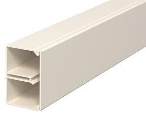 Мини-канал WDK с крышкой 25x40x2000 мм (борт 26 мм, крышка 40 мм, перегородка) ПВХ кремовый RAL 9001 | 6150632 | OBO Bettermann