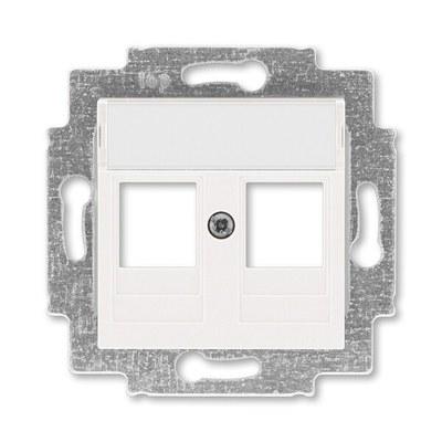 ABB Levit Жемчуг Накладка с суппортом для информационных разъёмов | 5014H-A01018 68 | 2CHH291018A4068 | ABB