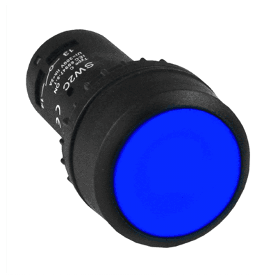 Кнопка SW2C-11 возвратная синяя NO+NC EKF PROxima | sw2c-11s-b | EKF