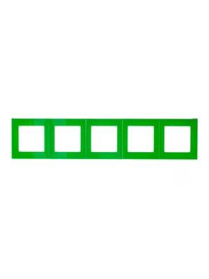ABB Levit Зелёный / дымчатый чёрный Рамка 5-ая | 3901H-A05050 67W | 2CHH015050A6067 | ABB