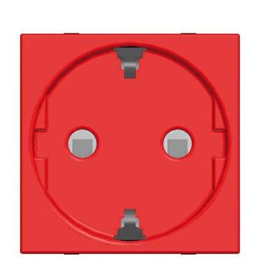 ABB Zenit Красный Розетка с/з с защитными шторками | N2288 RJ | 2CLA228800N7001 | ABB