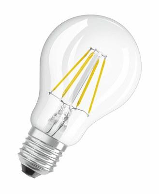 Лампа светодиодная филаментная LED Star А 4W/827 230V FIL E27 5X2 | 4058075330214 | OSRAM