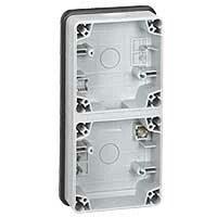 Plexo Коробка 2 постовая вертикальная IP66 | 090492 | Legrand