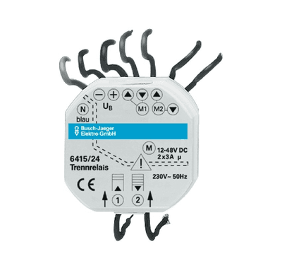 Реле разделительное для приводов постоянного тока Busch-Jalousiecontrol, 24 В | 6410-0-0363 | 2CKA006410A0363 | ABB