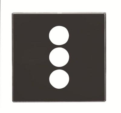 Накладка для механизма 3RCA, серия SKY, цвет чёрный бархат | 2CLA855530A1501 | ABB