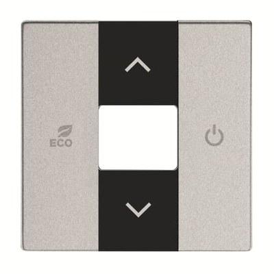 CP-RTC-N2PL Накладка терморегулятора free@home, Zenit, серебряный | CP-RTC-N2PL | 2CLA224060N1302 | ABB