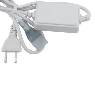 Провод электрический для подключения RBG LED лент UCX-Q220 SP4/B67-RGB WHITE 1 STICKER ULS-5050 220В. 7х14мм. | 10968 | Volpe