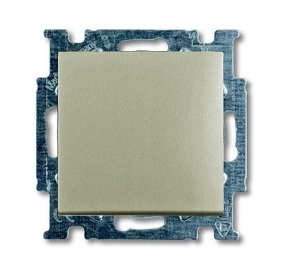 ABB Basic 55 Шампань Выключатель кнопочный 1-клавишный, НО контакт | 1413-0-1091 | 2CKA001413A1091 | ABB