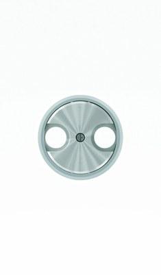 Накладка для TV-R розетки, серия SKY Moon, кольцо хром|2CLA865000A1401| ABB